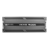 Modulo Amplificador Banda Viking 15000 Wrms Mono 1 Ohm Cor Preto