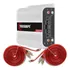 Módulo Amplificador Taramps Ts800x4 2 Cabos Rca Kx3 Vermelho