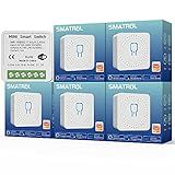 Módulo Automação Inteligente- 5 PCS 16A Mini Interruptor Inteligente Wifi- Módulo De Interruptor Interno Diy Suporta 2 Vias De Controle- Compatvel Com Alexa-Google Home--