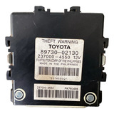 Modulo Central Alarme Toyota Corolla 2009 A 2014 Original
