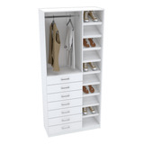 Módulo Closet 7 Gavetas M461 b sapateira E Gaveteiro 