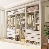 Módulo Closet Casal 6 Gavetas Itália Minastex Branco