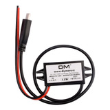 Modulo Conversor Usb Carro 12v 5v 3a C Saída C Usb