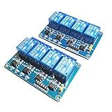 Módulo De Relé Huayao 2 Peças De 4 Canais CC 5 V Com Optoacoplador Para Arduino UNO R3 MEGA 2560 1280 DSP ARM PIC AVR STM32 Raspberry Pi