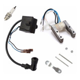 Modulo Ignição Bobina Cdi E Vela P Kit Motor Bicicleta 2t