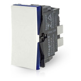 Módulo Interruptor Simples Borne 611010bc Pial Plus Cor Branco Corrente Nominal 10 A Voltagem Nominal 250v