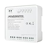 Módulo Mini Relé Wifi 4 Canais Rf433mhz Pulso Contato Seco