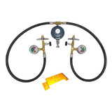 Módulo Para 02 Botijões P13 Kit Gás Pig Tall 80cm brinde