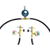 Modulo Para 02 Botijões P13 Montado E Testado Kit Gás
