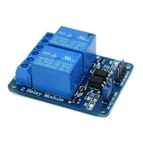 Módulo Relé 2 Canais 5v Low Level Optoacoplado Arduino