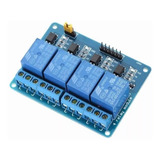 Módulo Relé 4 Canais 5v Automação Para Arduino