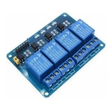 Módulo Relé Rele 4 Canais 5v 10a Para Arduino Pic Automação