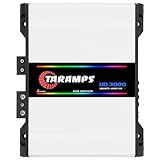 Módulo Taramps HD 3000 4 Ohms Branco RGB 3000 W Rms Amplificador Som Automotivo