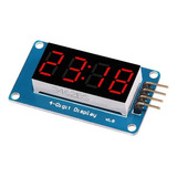 Módulo Tm1637 Display 7 Segmentos 4 Dígitos Vermelho