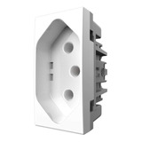 Módulo Tomada 20a 2p t Branca Inova Pro 85021 Alumbra Cor Branco