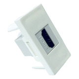 Módulo Tomada Hdmi Fêmea Pial Plus Branco Suporte