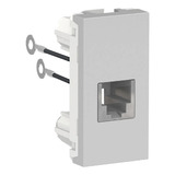 Módulo Tomada Telefone 2p Rj11 S70549074 Alumínio 1 Módulo O