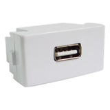 Módulo Tomada Usb Parede Pérola Radial 1803 379 Cor Branco