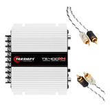 Modulo Ts400 Digital 4 Canais 400w Rms Rca + Cabo 5m Taramps