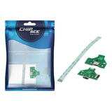 Módulo Usb P Controle Ps4 Jds 011 Com Cabo Flat Cor Verde Chipsce