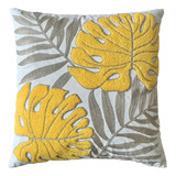 Modus Capas De Almofada Folhagem Decorativas Bordado 45×45