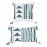 Modus Kit2 Capa De Almofada Decorativas Bordado 45×45 30×50