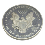 Moeda 1 One Dollar 2000 - Onça Prata American Silver Eagle