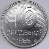 Moeda 10 Cruzeiros 1986