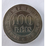 Moeda 100 Reis 1885