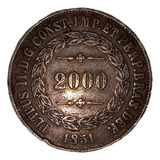Moeda 1851 2000 Reis