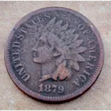 Moeda 1879 Usa Indian