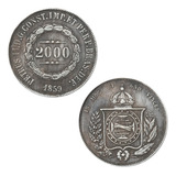 Moeda 2000 Reis 1859