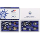 Moeda 2004 United States Mint Proof Set (com Certificado)