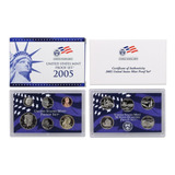 Moeda 2005 United States Mint Proof Set (com Certificado)