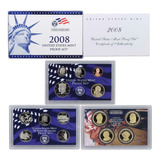Moeda 2008 United States Mint Proof Set (com Certificado)