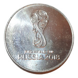 Moeda 25 Rublos Copa Do Mundo 2018 Comemorativa Rússia Fc 