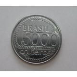 Moeda 5.000 Cruzeiros Ano 1992 - Tiradentes Comemorativa Fc