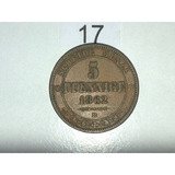Moeda 5 Pfennige 1862