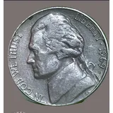 Moeda 5cent 1969 Eua
