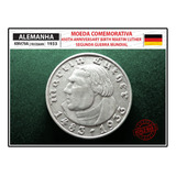 Moeda Alemanha Km#79 A 2 Reicksmark 1933 2ª Guerra Comemorat
