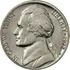 Moeda Americana Jefferson Nickel 5 Cents 1972 