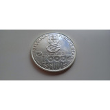 Moeda Antiga 1999 Portugal 1000 Escudos Prata