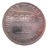 Moeda Antiga 2000 Reis