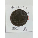 Moeda Antiga 40 Reis