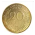 Moeda Antiga De 20 Centimos - França Europa - 1997