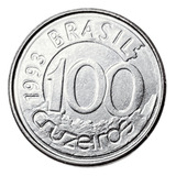 Moeda Antiga Do Brasil - 100 Cruzeiros De 1993 - Peixe-boi