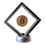Moeda Bitcoin Física Decorativa Colecionador 100% Qualidade 