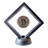 Moeda Bitcoin Física Decorativa Colecionador 100 Qualidade