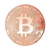 Moeda Bitcoin Física P Colecionador Criptomoedas Presente  Bronze 