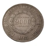 Moeda Brasil 2000 Reis